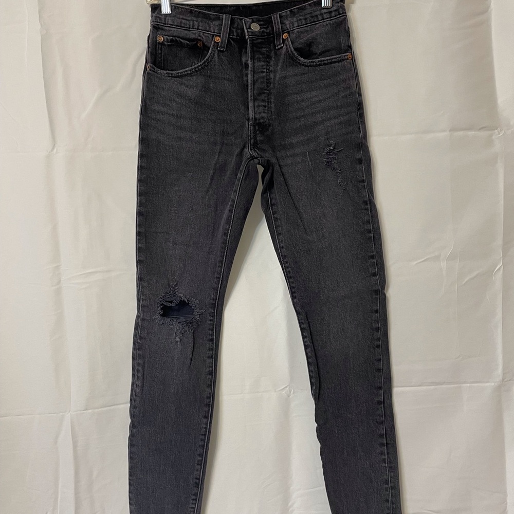 Levi’s Distressed Skinny Jeans Black Women’s Small